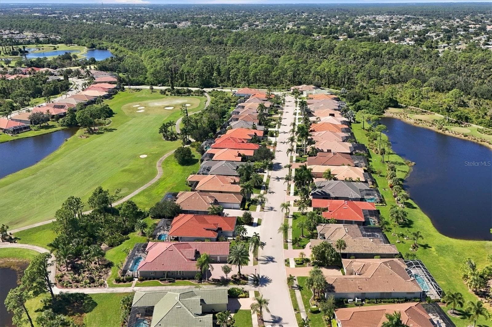 This home is the third home from the bottom on the right. Note great location just across the street from the cross over path to the club house an all amenities! - 5496 WHITE IBIS DR, NORTH PORT