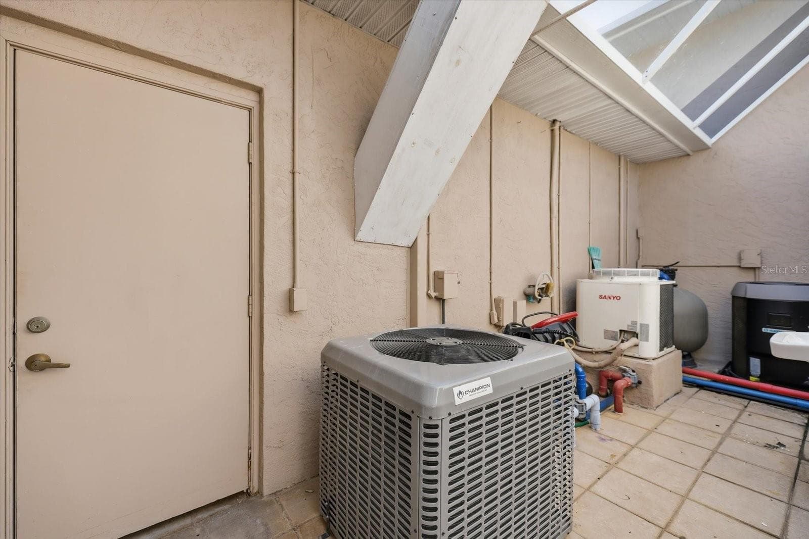 pool equipment area - 9348 SAN BERNANDINO AVE, ENGLEWOOD