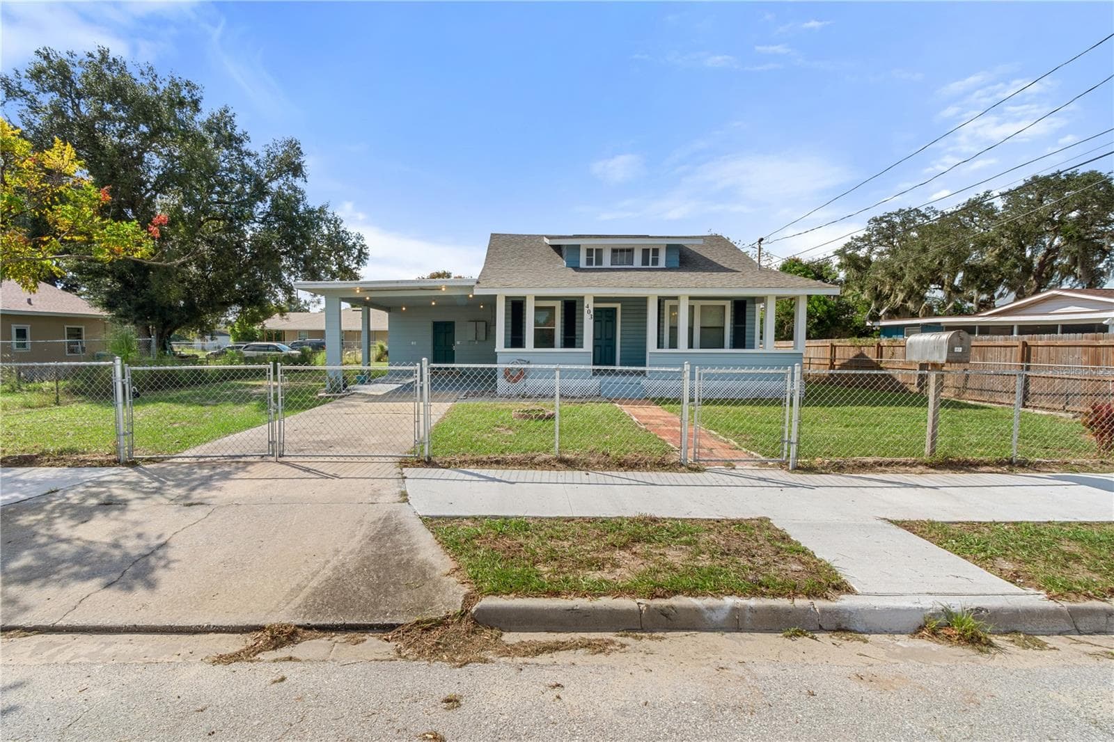 View from Sidewalk - 403 N WETMORE ST, LAKE WALES