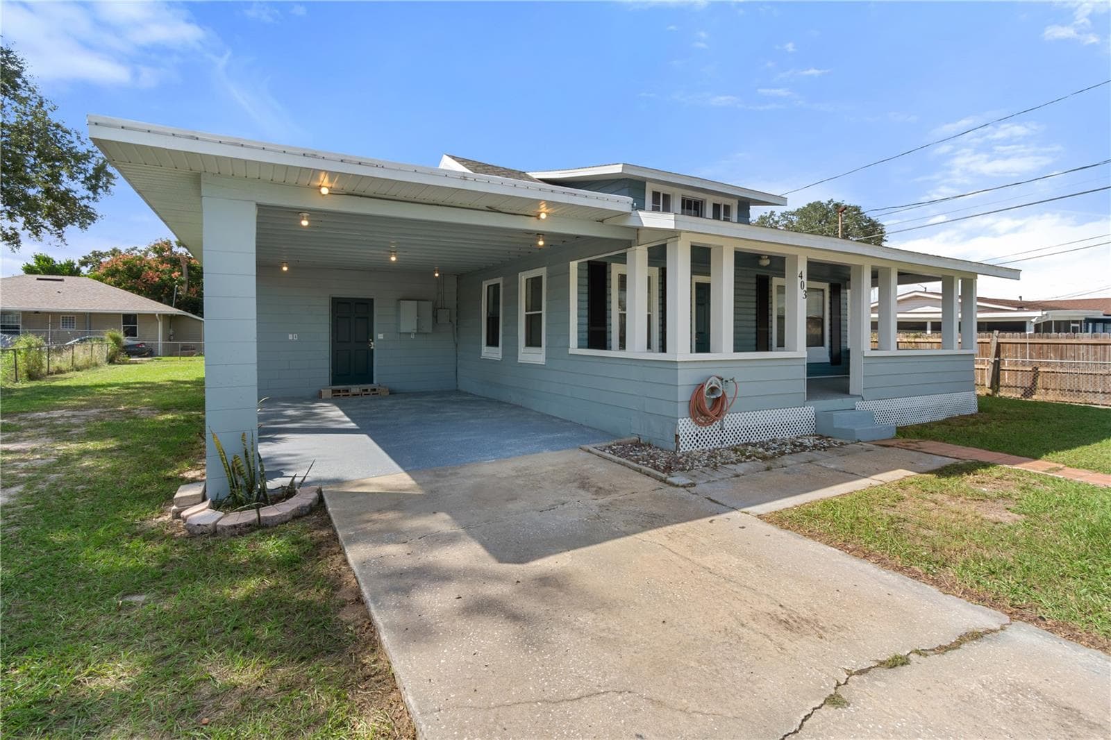 Attached Carport - 403 N WETMORE ST, LAKE WALES