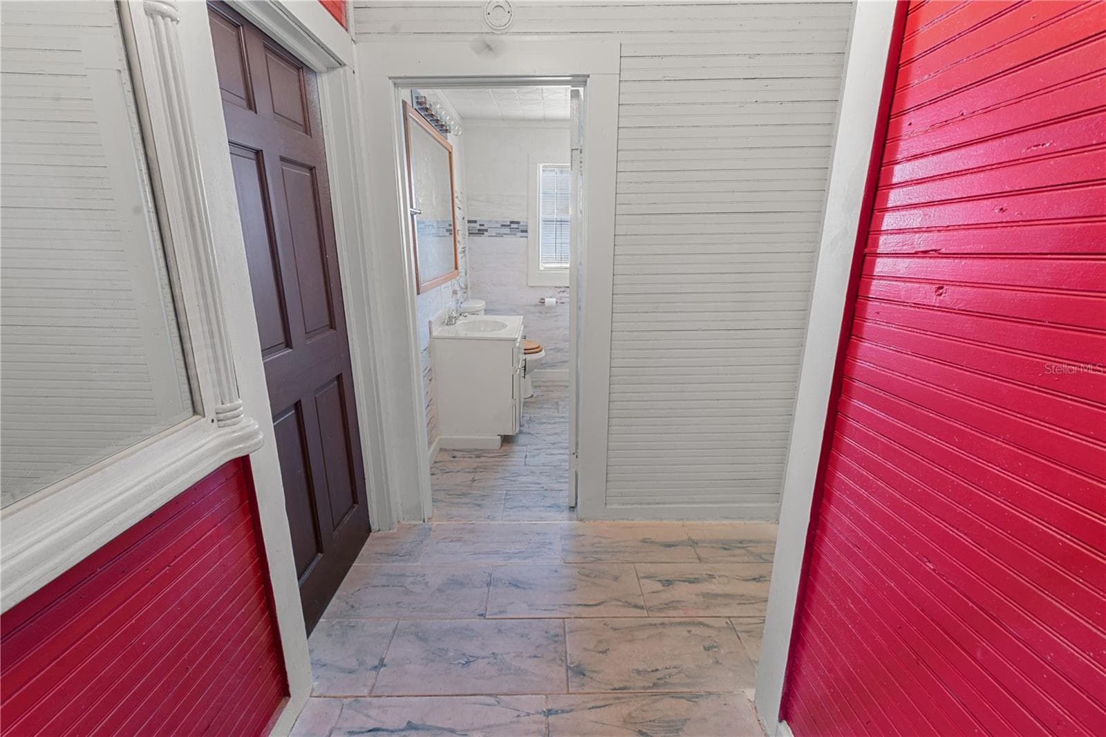 Hall to Downstairs Bathroom - 403 N WETMORE ST, LAKE WALES