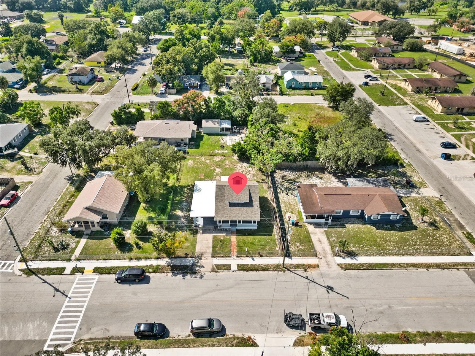 Aerial view of home - 403 N WETMORE ST, LAKE WALES