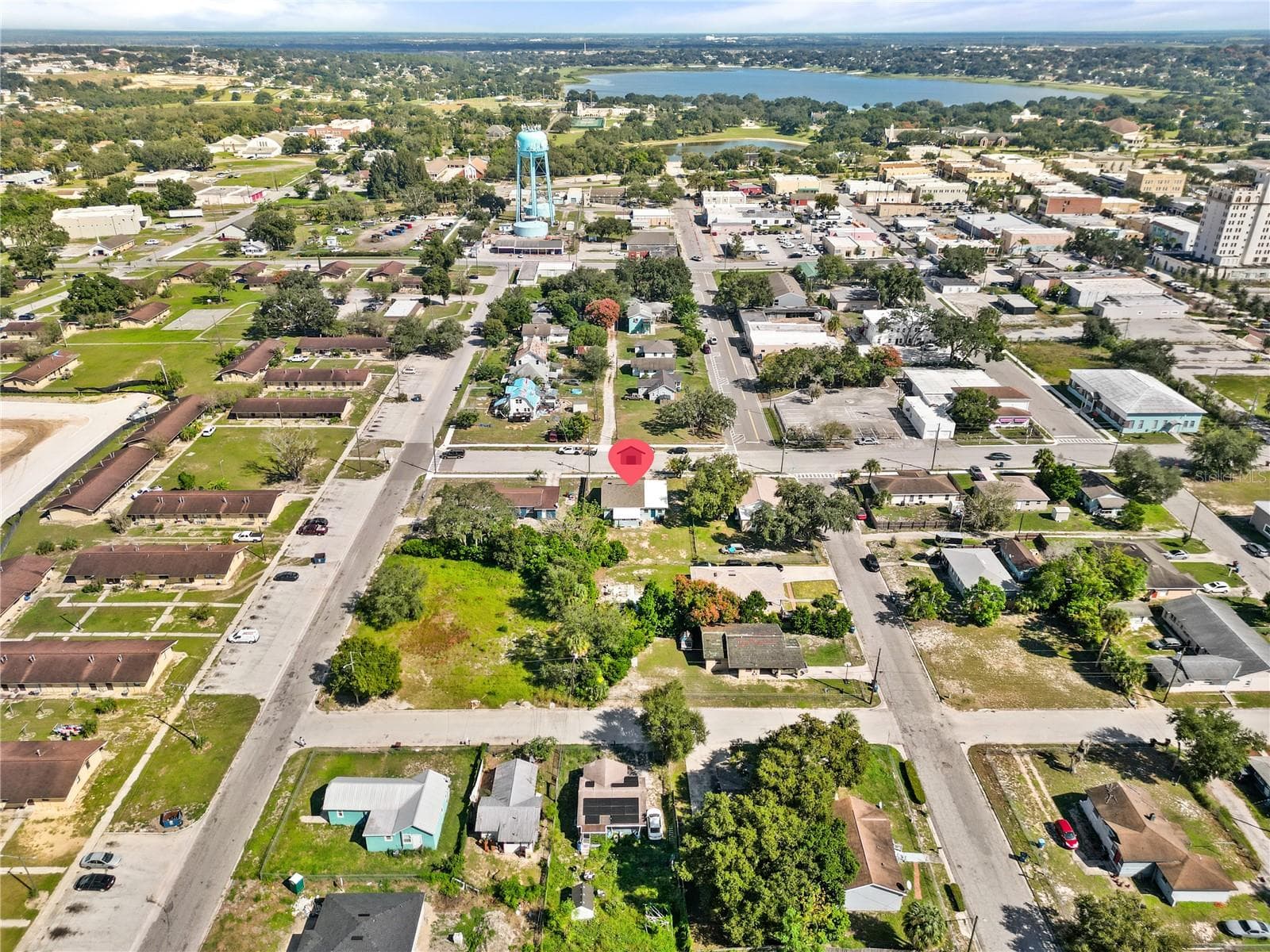 Aerial view of area - 403 N WETMORE ST, LAKE WALES