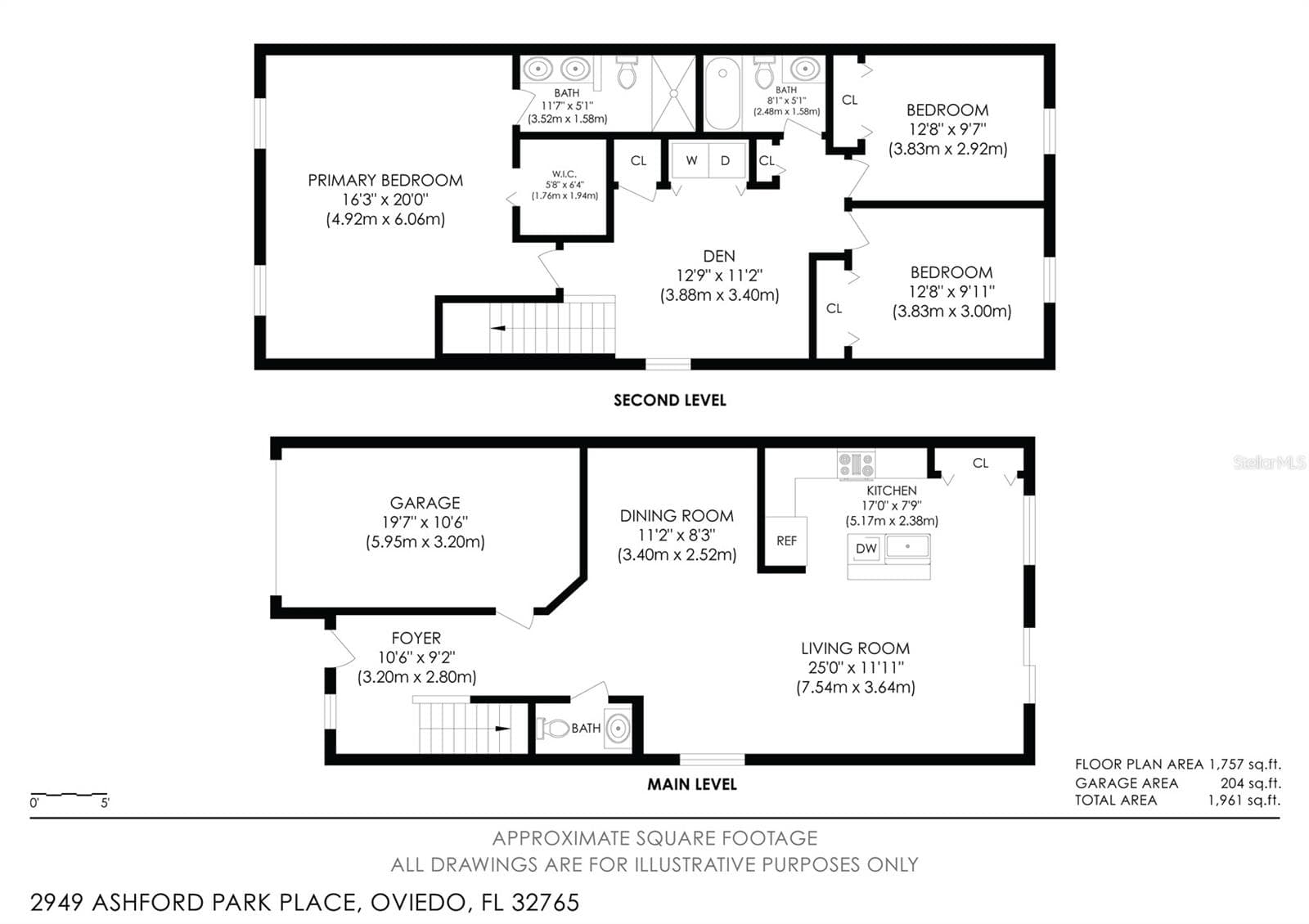 Floor Plan - 2949 ASHFORD PARK PL, OVIEDO