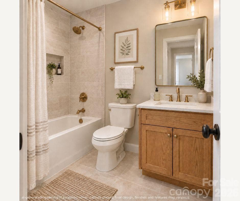 These images were digitally created from the floor plan to illustrate what the builder plans to build. They are visualizations only; final construction details, finishes, and features may vary. - 00 Union Heights Court, Vale
