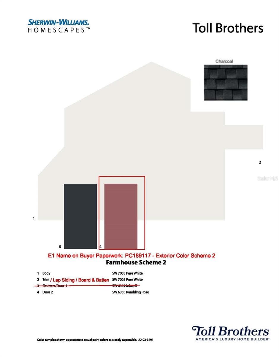 Exterior paint selection - 2771 ARBOR DUNE AVE, APOPKA