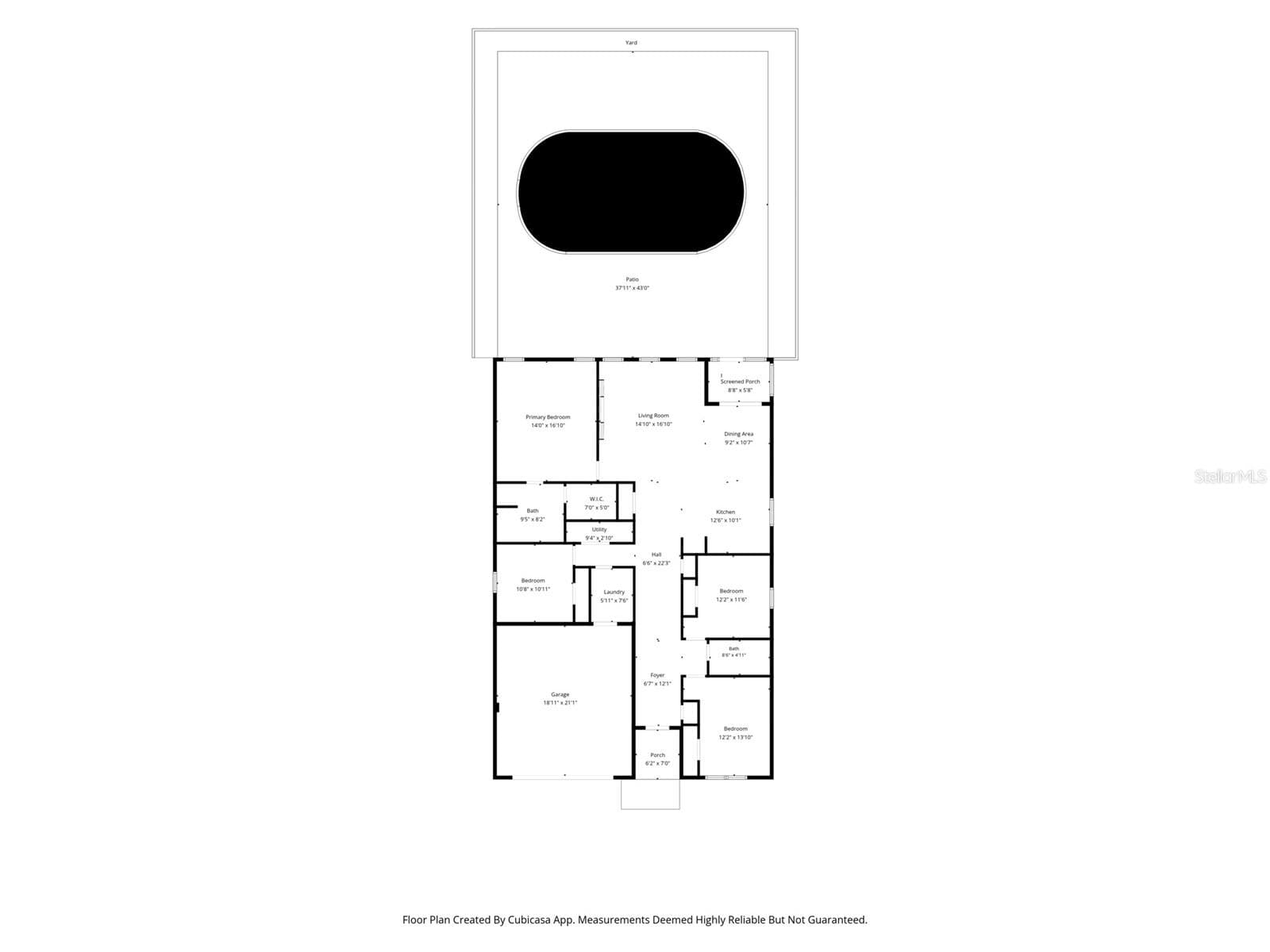 Floor Plan - 16204 MALDEN RD, WEEKI WACHEE
