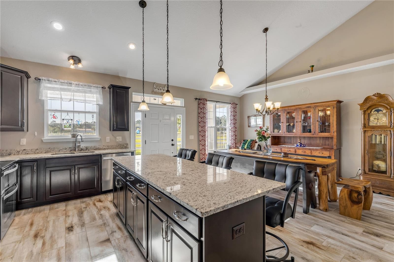 Kitchen and dining - 630 HAMMETT LN, NEW SMYRNA BEACH