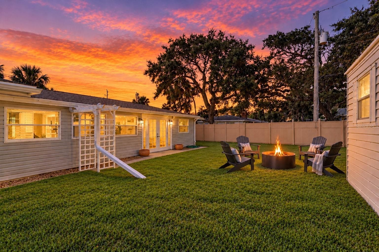 Back Yard - 1903 JOHN ANDERSON DR, ORMOND BEACH