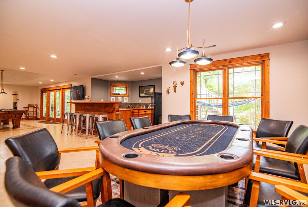 Game Night Starts Here! , A dedicated game space with plenty of seating, fun Monopoly-inspired décor and room for everyone to pull up a chair and join in. - 243 Woodland Rd, Littleton NC 27850, Littleton