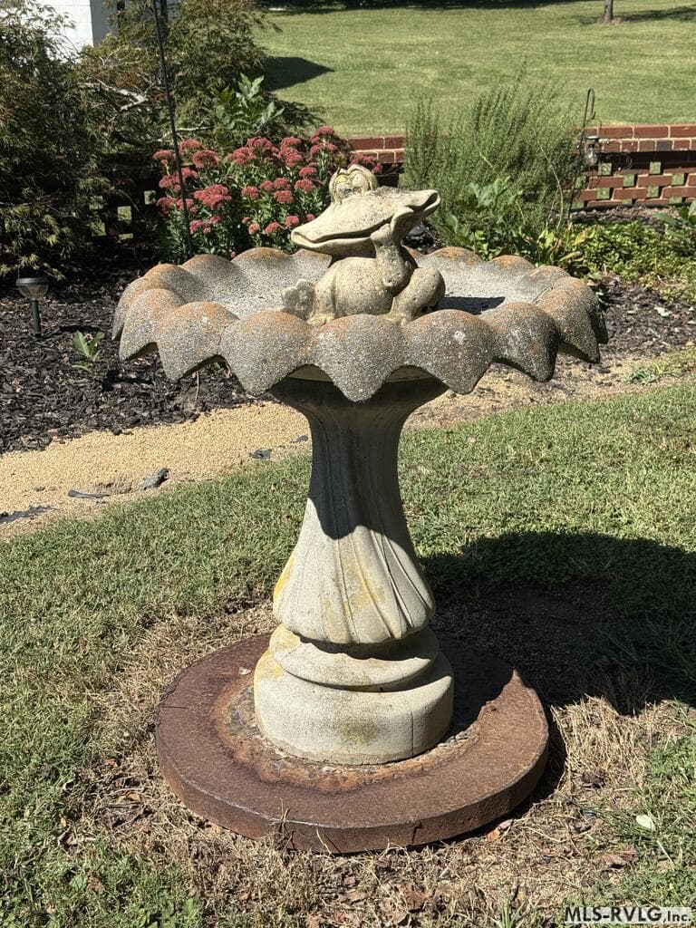 Bird Bath in Back Yard - 2709 Ankum Rd., Gasburg VA 23857, Gasburg