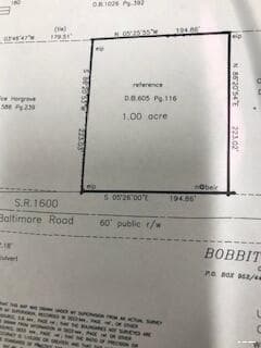 N/A Baltimore Road, Warrenton NC 27589