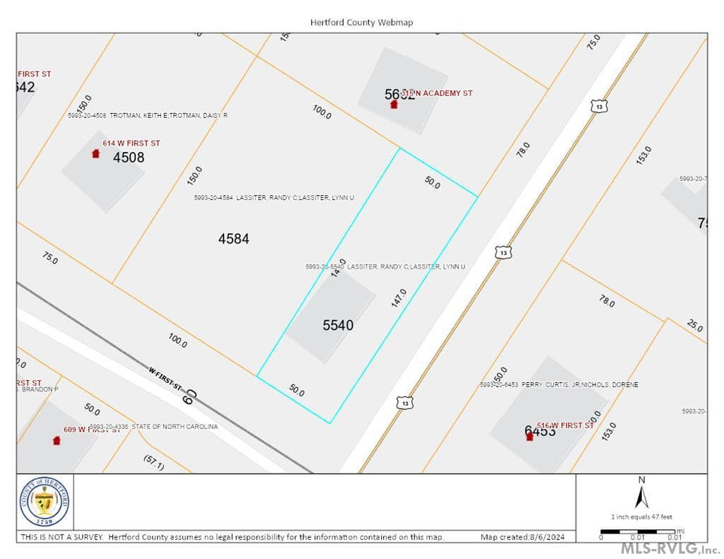 Residential Lot-Restricted at 610 W First Street, Ahoskie NC 27910, photo 5 of 10